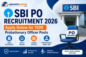 SBI PO Recruitment 2026 notification for 1500 Probationary Officer posts, apply online, eligibility, vacancy details and latest SBI bank job update