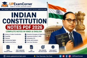 Indian Constitution Notes PDF 2026 in Hindi and English for SSC UPSC Railway UP Police