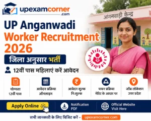 UP Anganwadi Worker Recruitment 2026 Apply Online District Wise Notification